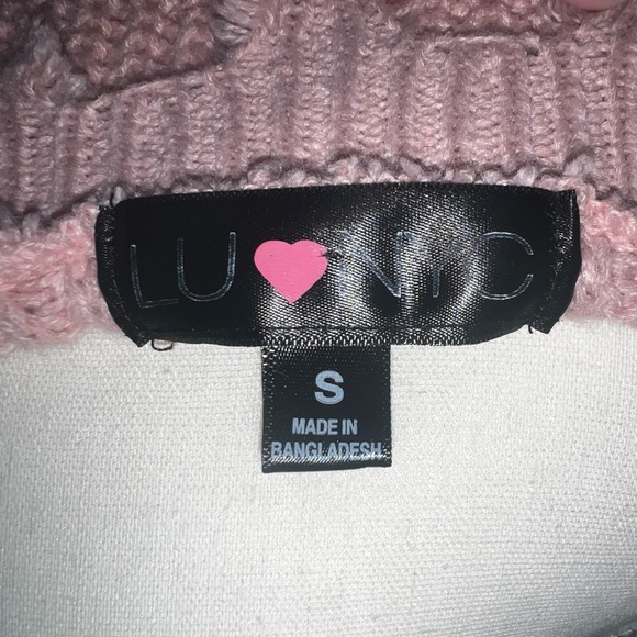 Lu NYC sweater women’s size Small - Picture 4 of 7